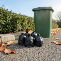 5 Pieces Realistic Model Garbage Bags Detailed Miniature Trash Bag Model for City Scenes