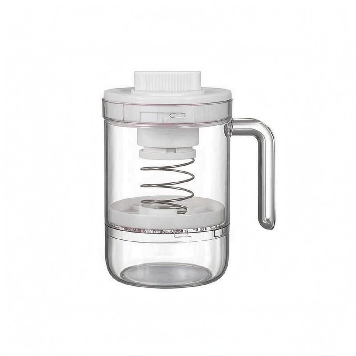 Coil-Assisted-Loaded Yogurt Strainer Transparent Greek Yogurt Strainer Manual Whey Separator Nonwoven Textile