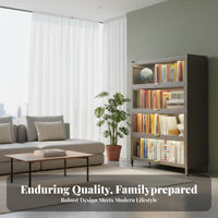 Multi-Tier Cabinet with Flip Doors Debris-Shieldedresistant Book Storage Single-Tier Design Book Rack for Apartment Dwellers, Residents, Study Room
