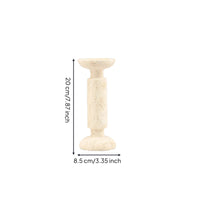 Travertine Candle Holder Current Mineral Candle Holder Decorative Decor for Tabletop