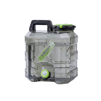 Faceted Diamond-Pattern Water Bucket Clear Water Bucket with Tap Rigid Easy to Clean for Camping