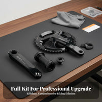 Cycling Bike Steel Ankset Lightweight Design Hollow Integrated Steel Ankset Hollow Steel Ank Limb Set Efficient Power