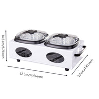 Double Pot Depilatory Heater Independent Temperature Control Depilatory Heater with Dual Pots Fast Heating Overheating