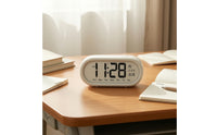 Large Display Bedside Alarm Clock Easy to Read Digital Alarm Clock Compact Quiet for Students, Kids, Bedroom, Nightstand, Dorm Room