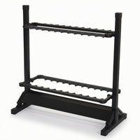 Fishing Rod Rack Freestanding Fishing Rod Rack with EVA Slots Gear Storage Stand Aluminum Organizer Double-Sided for Anglers