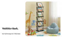 5-Tier Ladder shelving single-piece Floor-Standing 5-Tier Ladder Shelf Freestanding flexible for homeowners, Balcony
