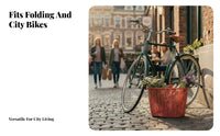 Faux Rattan Weave Plastic Wicker Bike Basket Easy to Clean Retro Bike Basket Multi-Functional for Commuting
