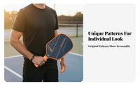 Pickleball Paddle Ergonomic Grip Carbon Fiber Pickleball Paddle Racket Sports Equipment Extended Shape USAPA Approved