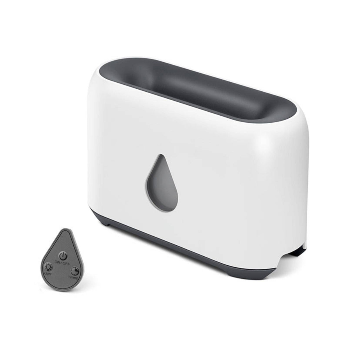 Fire-Effect Aroma Diffuser Desktop Fire Mist Dispenser Timer Settings Home Decor