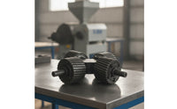 Pellet Mill Press Wheel Assembly Welded Press Wheel Assembly with Quadruple-Roller Grooved Machinery Part for Technicians, Agricultural Processing