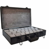 Watch Display Case Metal Latches Watch Case Carrying Handle Storage