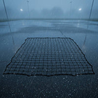 Black Soccer Rebound Net Irregular Perimeter Replacement Net Standalone Soccer Goal Netting Abrasion Resistant for Training