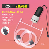 小圆鱼缸加氧循环泵增氧泵一体过滤泵超静音家用制氧器养鱼氧气泵