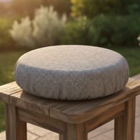 Stool Cushion Cover Soft Stool Cover with Elastic Skirt Comfortable for camping, Patio