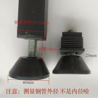 红双喜双鱼通用乒乓球台配件乒乓球桌调节脚垫底座高度调节器脚套