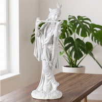 Krishna Statue with Flute Small Deity Idol Decorative for Altar, Meditation Room