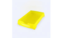 Stackable Storage Tray Shallow Plastic Parts Tray Slim-Profile for Technicians
