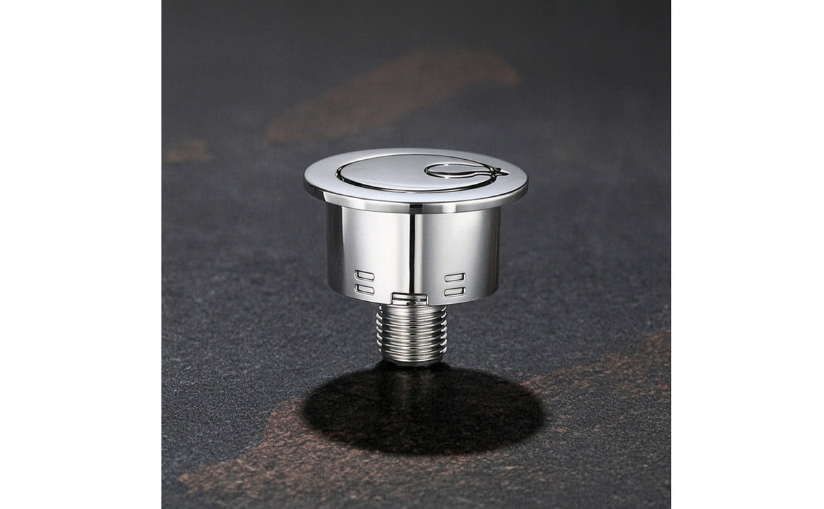 twinButton Toilet Flush Mechanism Button Compact Hardware Long for Plumbers