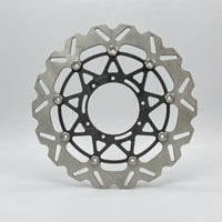 Flexibly Mounted Disc Brake Rotor Wet and Dry Flexibly Mounted Brake Rotor Fast Ventilation Hardware for Trail Riding