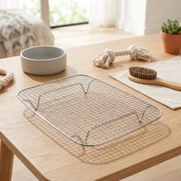 Cage Feeder with Feces Separation Net, 304 Stainless Steel Feeding Dish and Water Bowls, Round Feeding Cups for Hand-Rearing Bird Supplies