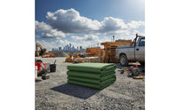 Water Resistant Rainproof Sunshade Cloth Protection Heavy-Duty Tarp All Season Use Heavy Duty Canvas Tarp Reinforced Stitching for Truckers, Farmers, Truck Bed, Camping, Construction Site, Patio