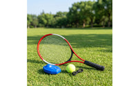 Pre-Strung Badminton Racket Lightweight Badminton Racket with Base Sturdy Shuttlecock Sweat-Absorbent for Outdoor Exercise, Backyard