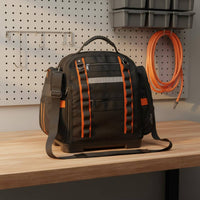 Heavy Duty Tool Bag Thickened Portable Tool Bag Rigid Bottom for Garage