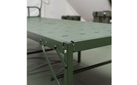 Emergency Relief Cot Foldable Steel Frame Folding Bed Easy Storage Portable Folding Bed for Camping, Outdoor