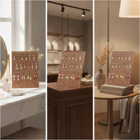 Earring Display Stand with Holes Freestanding Earring Display Board Stable