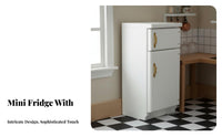 Realistic Design 1:12 Scale Refrigerator Highly Detailed 1:12 Scale Fridge Exquisite Craftsmanship Miniature Refrigerator Openable Doors for Children, Hobbyists, Adults, Model House