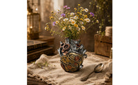 Steampunk Heart Vase Vintage Gear-Heart Vase Decorative Display