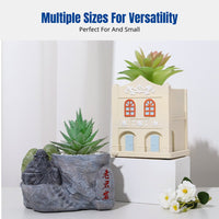Quanzhou Souvenir Resin Flower Pot, Modern Planter for Home Garden Decor