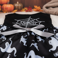 Halloween Pet Costume Dress for Dogs - Pumpkin, Skull, Witch, Spider Designs