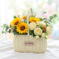 Hand-Woven Paper Rope Basket Handmade Paper Rope Basket Versatile for Interior Decorators, DIY Enthusiasts, Living Room, Entryway, Weddings