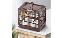 Ventilated Parrot Enclosure Easy to Clean Small Parakeet Enclosure Removable Tray for Home