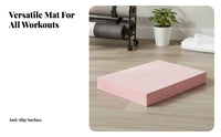 High Rebound Core Exercise Support Mat Supportive Cushioning Foam Balance Pad Multi-Purpose for Athletes, Beginners, Home Gym, Workout