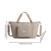 Travel Duffel Bag Structured Body Shoulder Strap Duffel Luggage