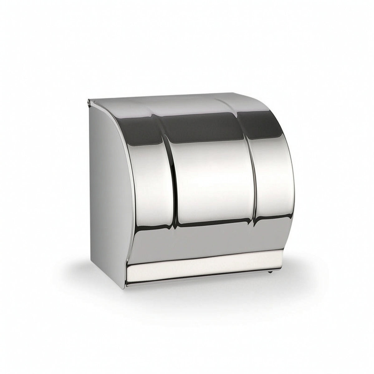 Toilet Tissue Holder with Shelf Enclosed Hardware