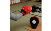 Ergonomic Curve Curved Boxing Pad Shock Absorbing Punching Focus Pad Thickened Padding for Adults, Beginners, Gym