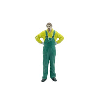 Miniature Repair Worker Carved 1/64 Scale Figure Compact Repairman Model for Garage Scene