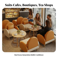 Bi-Color Banquette Sofa Easy to Clean Reconfigurable Block Sofa Sturdy Frame Commercial Furniture for Business Owners, Retail Store, Lobby, Breakroom