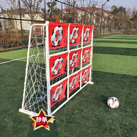九宫格足球趣味足球门训练器定位足球射门点球精准足球游戏球射门