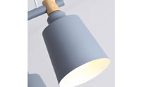 Wood Arm Chandelier Nordic Style Chandelier Light Wooden Arms Overhead Lamp for Living Room