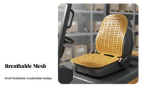 Seat Cushion with Backrest Massage Ventilated Seat Cushion for Drivers, Tricycle