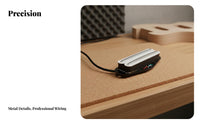 Low Noise Single Coil Size Humbucker Humbucking Single Coil Sized Humbucker Hum Cancelling Hot Pickup High Output for Electric Guitarists, Musicians, DIY Enthusiasts, Instrument Repair, Live Performance, Studio Recording