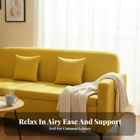 Space-Saving Upholstered Storage Bench Compact Design Small Sofa Modern Design Household Furniture Comfortable Seating for Apartment Dwellers, Renters, Students, Coffee Shop, Retail Storage, Living Room, Reception Area