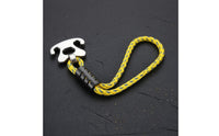 Stainless Steel Boat Tow Rope Metal Hook Braided Tow Rope Guard Sleeve Watersports Gear Looped