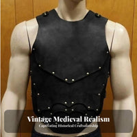 Single Pauldron Harness Medieval and design Shoulder protective gear Nordic raider Inspired for guys