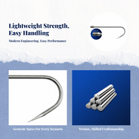 Metal Fishing Hook, Corrosion-Resistant, Outdoor Catch