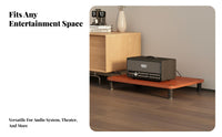 Stable Support Multi-Tier Amplifier Stand Sturdy Construction Multi-Tier AV Media Stand Thickened and Reinforced High-Fidelity Audio Rack Heavy Duty for Audiophiles
